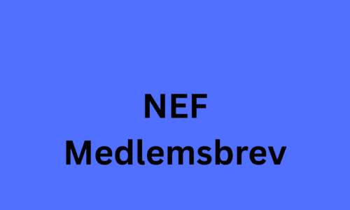NEF Medlemsbrev mai 2026